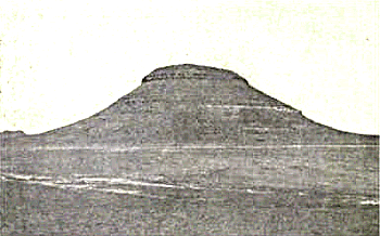 A type of  hill known as a kopje in South Africa