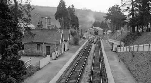 Bampton Station in the 1940s