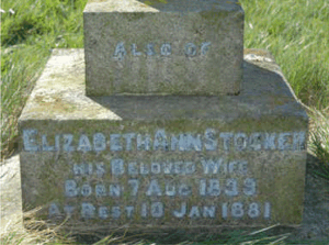 Elizabeth Ann Stocker's Inscription