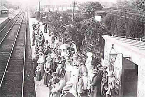 Budleigh Station in the 1920s
